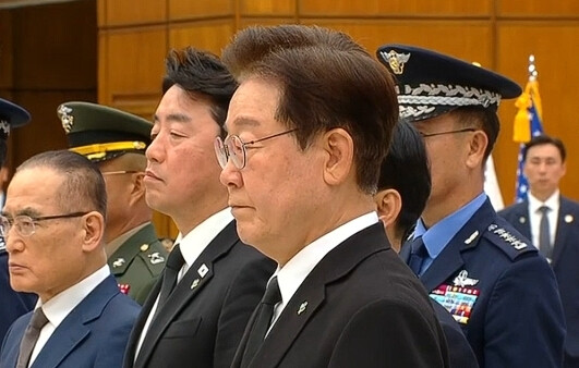 "세대를 잇는 애국과 헌신" 한·미 6·25 전사자 유해, 첫 한국 상호 봉환식